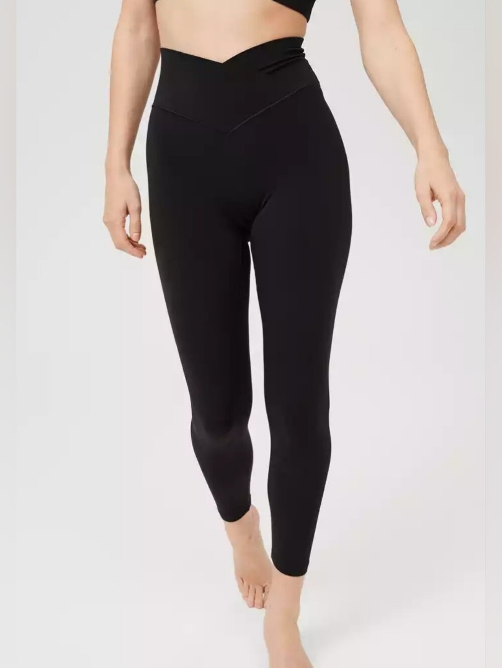 [Bundle of 2] OFFLINE by Aerie Real Me Crossover 7/8 Leggings - Black Size XS